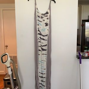 Tie dye maxi dress